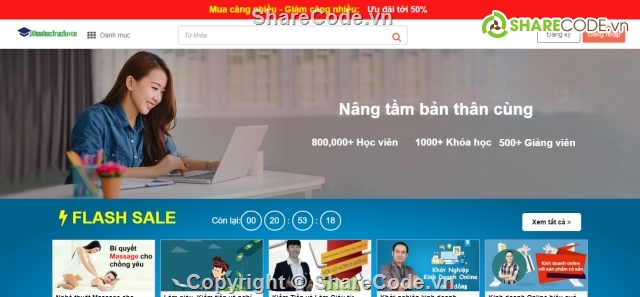 source code,code web,code unica,website khóa học,website bán khóa học unica,bán khóa học